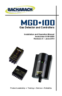 Thumbnail of document Manual - MGD-100 Gas Detection System